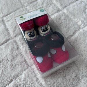 Disney Baby | Mickey Mouse Bootie Socks | Size 0-6 Months Baby